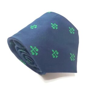 Biella Necktie Blue Geometric Pattern Men's Neck Tie 56x3.5" Scales Theme